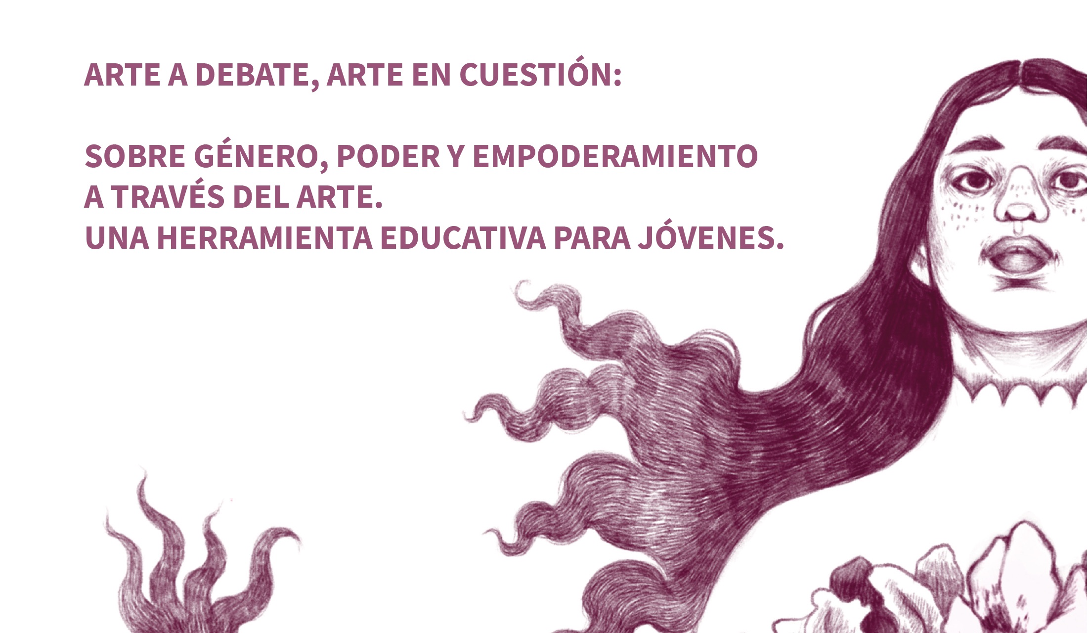 Primeros materiales educativos de POWER: Arte en cuestión y cartas didácticas.